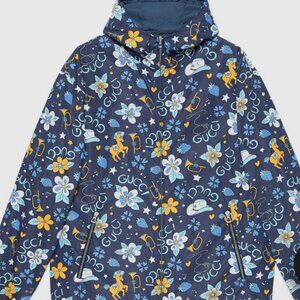 Gucci jacket with flower and pony print